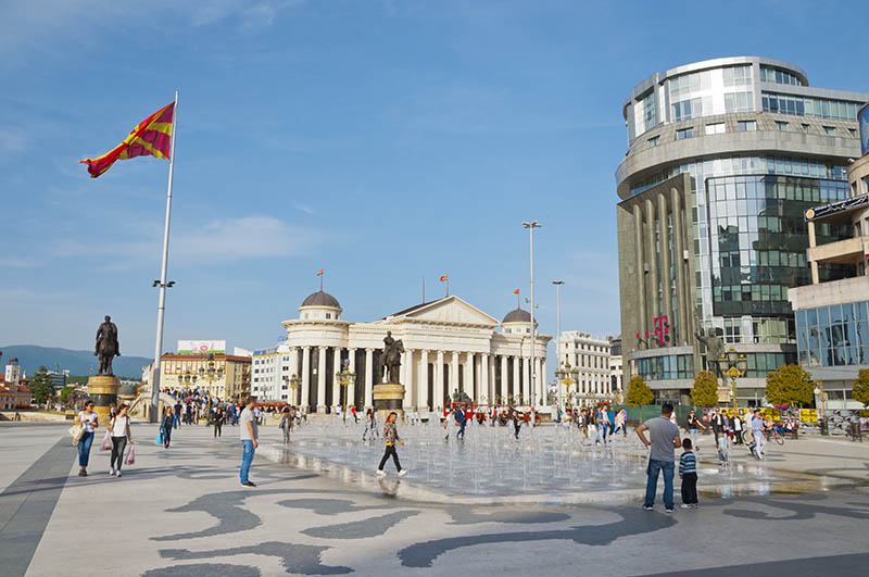 Makedonia-aukio, Skopje