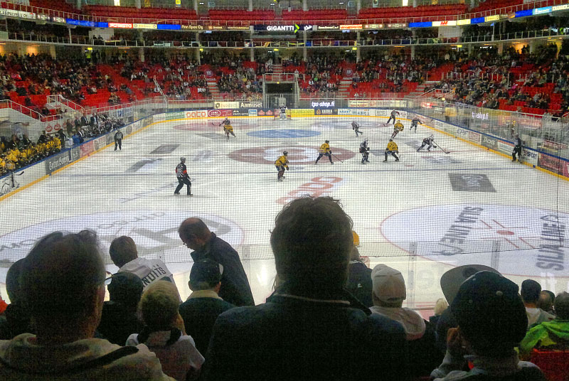 TPS:n jääkiekko-ottelussa