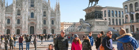 Milano alue alueelta