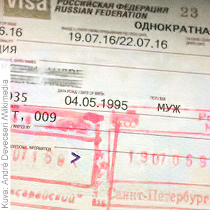 Venäjän viisumi (License: Not an object of copyright)