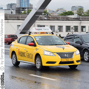 Yandexin taksi Moskovassa (CC License: Attribution 2.0 Generic)