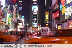 Times Square, Amerikka, Yhdysvallat (CC License: Attribution-ShareAlike 2.0 Generic)