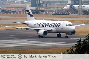 Finnairin lentokone (CC License: Attribution 2.0 Generic)