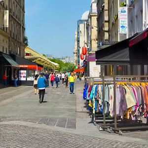 Rue Rambuteau, Les Halles