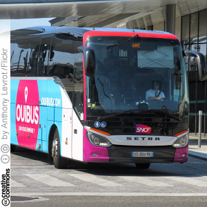 SNCF:n Ouibus (CC License: Attribution-ShareAlike 2.0 Generic)