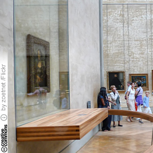 Mona Lisa, Louvre (CC License: Attribution 2.0 Generic)