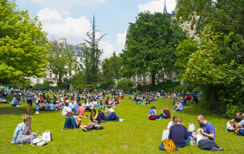 Square du Temple -puistikko