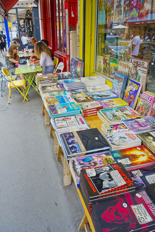 Sarjakuvakauppa Rue Dante -kadulla