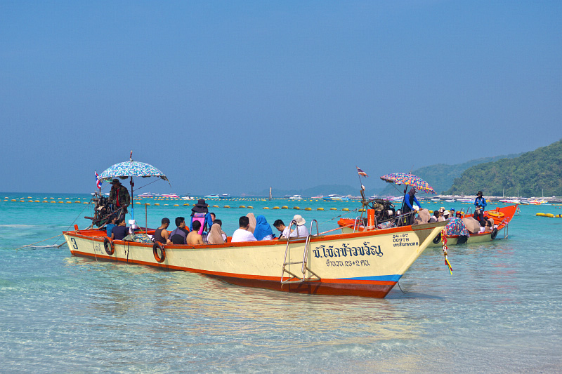 Pitkähäntäveneitä Pattayalla (täyskuva)