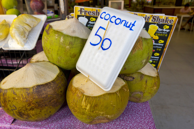 Kookospähkinän hinta