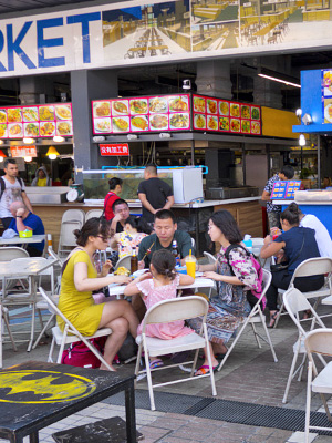 Food court The Block -hotellin alakerrassa