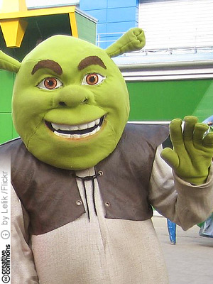 Shrek Divo Ostrov -huvipuistossa (CC License: Attribution 2.0 Generic)
