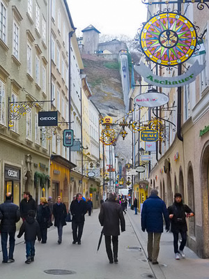 Getreidegasse, Altstadt-vanhakaupunki