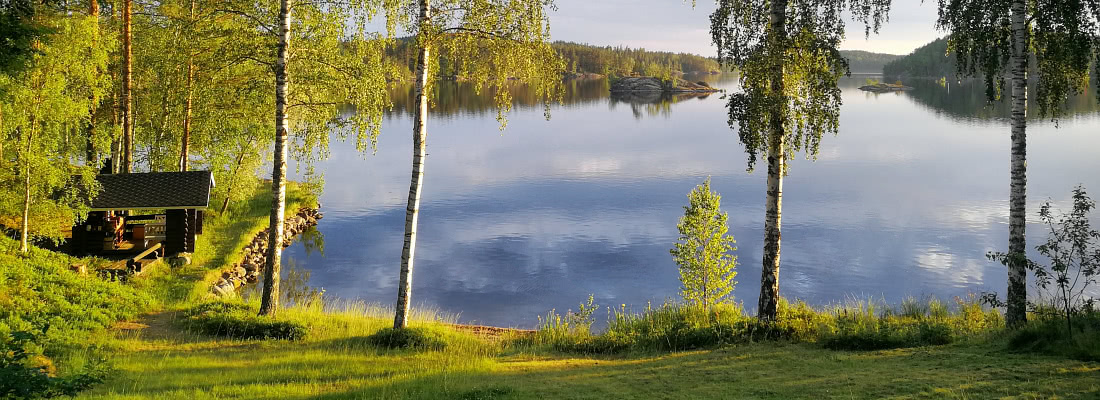 Maisema Puumalasta, Suomi