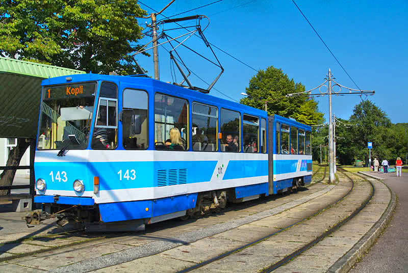 Raitiovaunu matkalla Kopliin, Tallinna