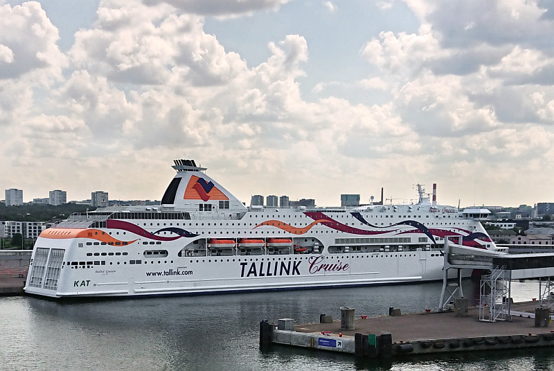 Tallink-Siljan laiva Tallinnassa
