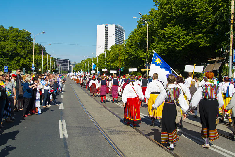 Kulkue Laulujuhlien aikaan