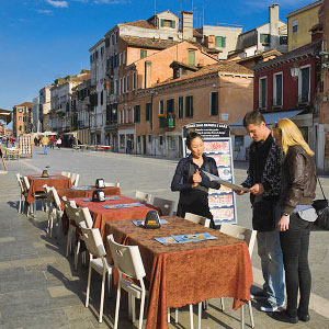 Ravintola Via Garibaldin varrella