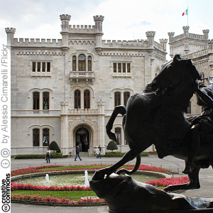 Miramare-linnake, Trieste (CC License: Attribution-ShareAlike 2.0 Generic)