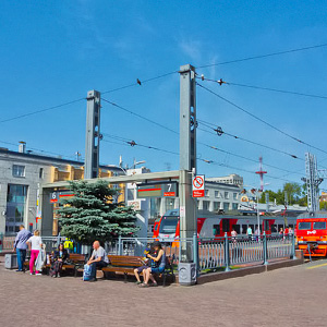 Finlyandskiy vokzal -rautatieasema Pietarissa