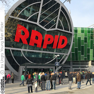 Rapid Wien, Allianz-areena (CC License: Attribution 2.0 Generic)